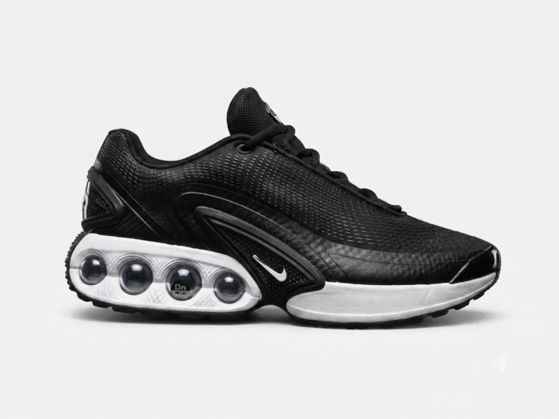 Кросівки чоловічі Nike Air Max DN black white в наявності — фото 8