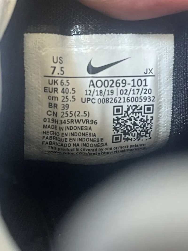 Кросівки чоловічі Nike Zoom 2K "White/Black" р. 40,5(25,5 см) AO0269-101 — фото 8
