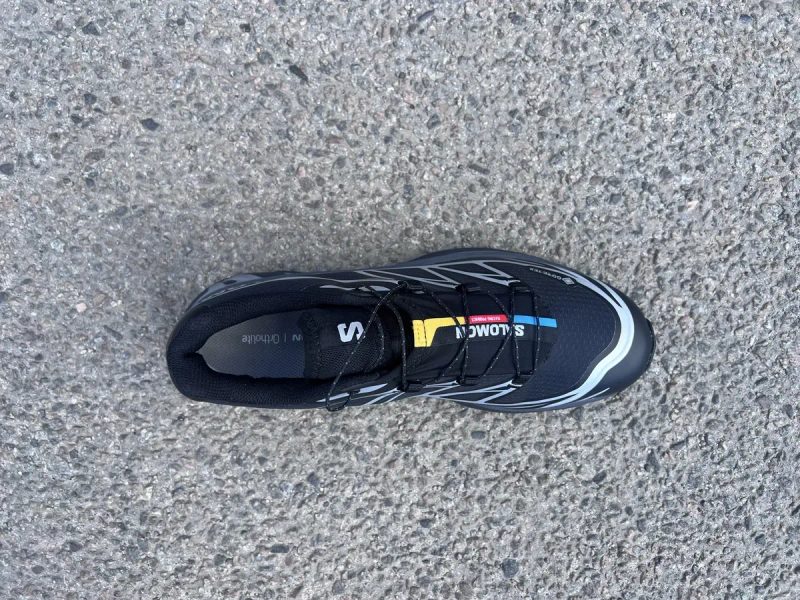 Кросівки чоловічі Salomon XT- Gore-Tex black silver. — фото 7