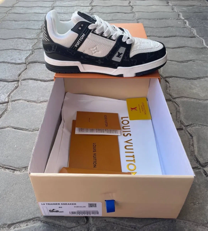 Кросівки чоловічі та жіночі Louis Vuitton trainer sneaker Луи Витон 36-45. — фото 2