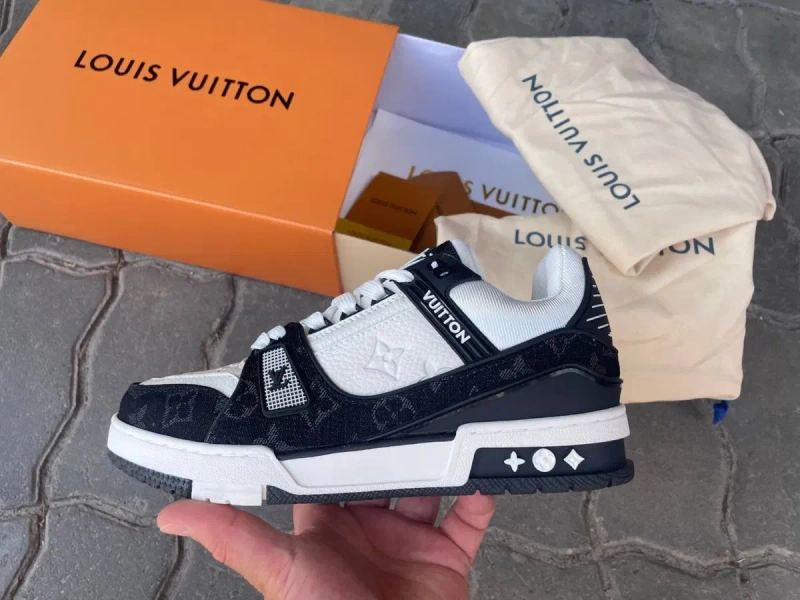 Кросівки чоловічі та жіночі Louis Vuitton trainer sneaker Луи Витон 36-45. — фото 3