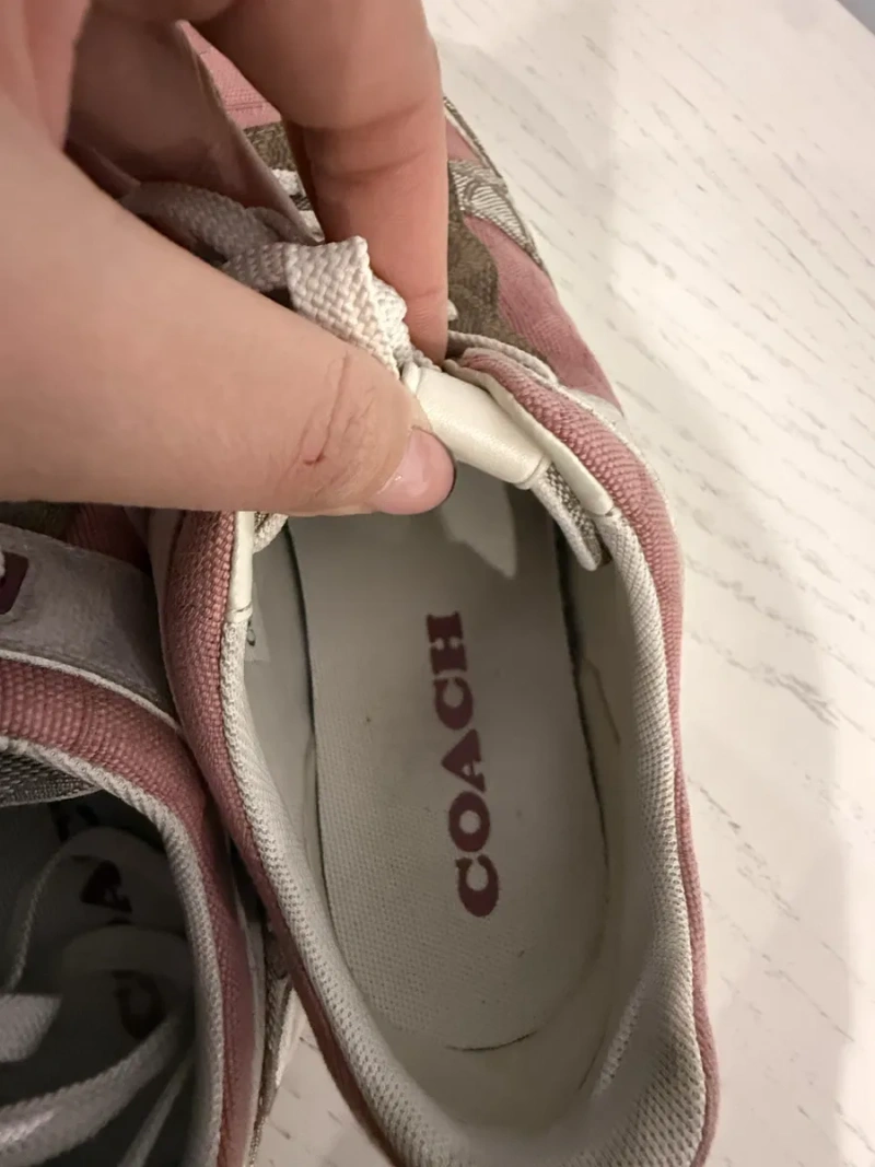 Кросівки COACH з фірмової канви — фото 3