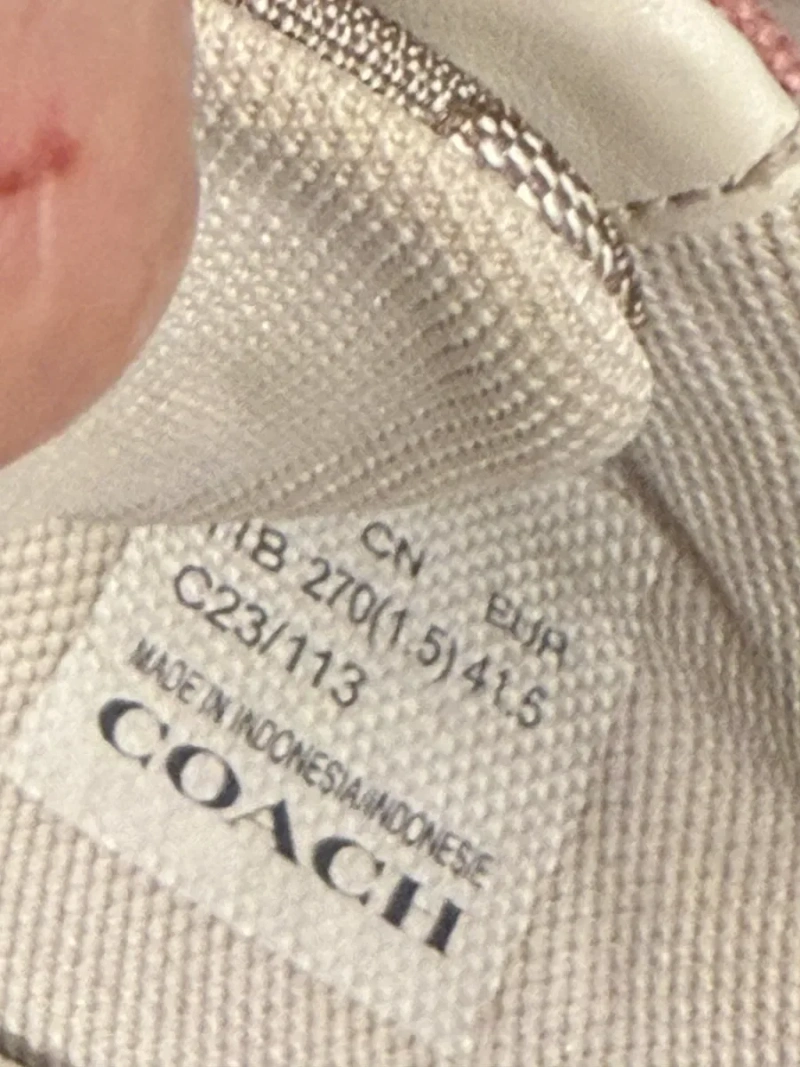 Кросівки COACH з фірмової канви — фото 6