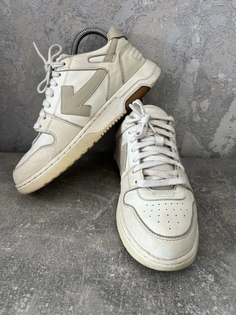 Кросівки кеди шкіряні Off-White 100% оригінал