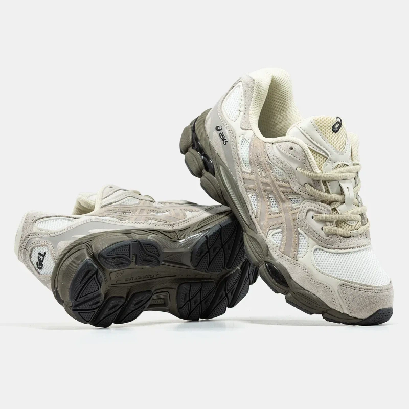 Кросівки Кроссовки Asics Gel-NYC Beige Бежевий Хакі Бежевый Хаки Кросовки демісезон — фото 3