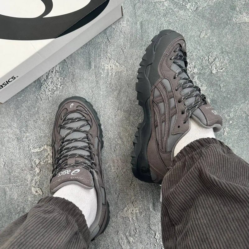 Кросівки Кроссовки Asics Gel-Pickax Oyster Grey Серый Сірий Кросовки демісезон — фото 5