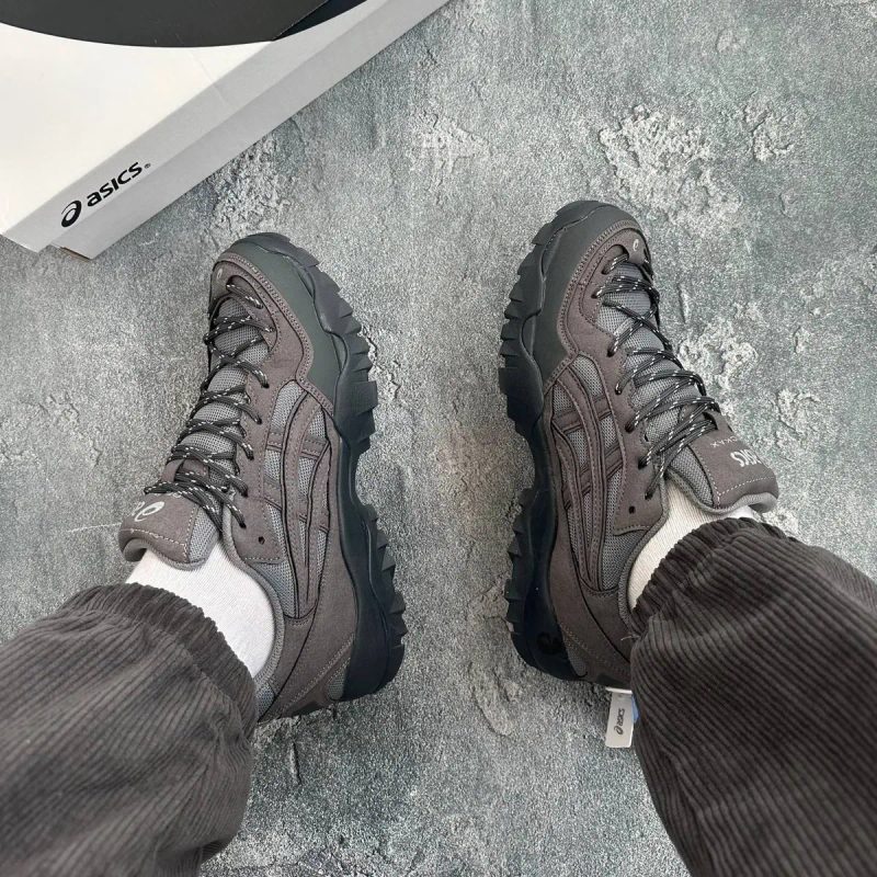 Кросівки Кроссовки Asics Gel-Pickax Oyster Grey Серый Сірий Кросовки демісезон — фото 6