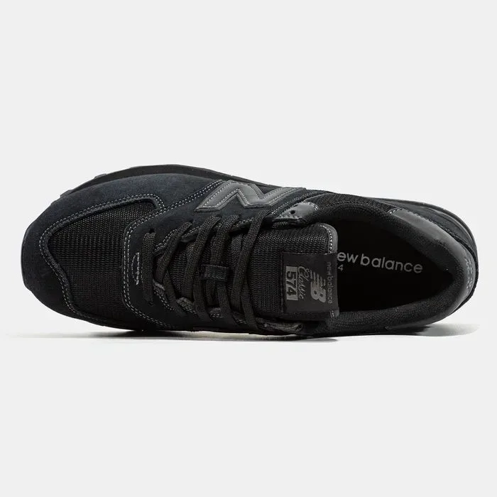 Кросівки Кроссовки New Balance 574 Black Чорний Чёрный Кросовки демісезон — фото 8