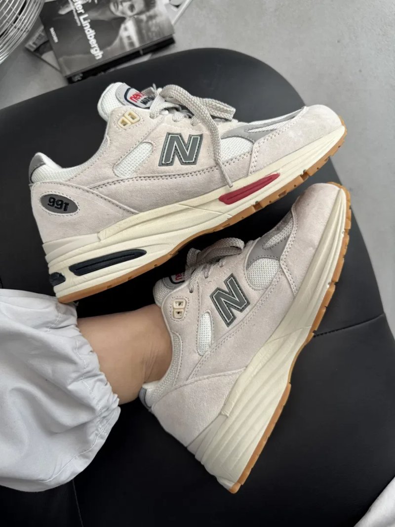 Кросівки Кроссовки New Balance 991 Beige Grey Серый Сірий Кросовки демісезон — фото 8