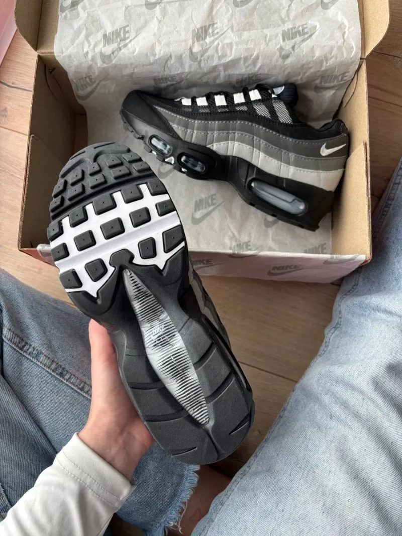 Кросівки Кроссовки Nike Air Max 95 Grey Gradient Black Серый Чёрный Сірий Чорний Кросовки демісезон — фото 2