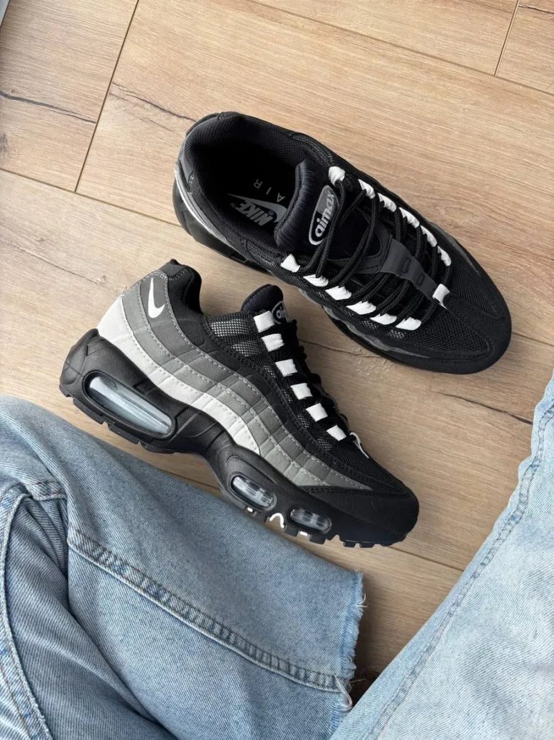 Кросівки Кроссовки Nike Air Max 95 Grey Gradient Black Серый Чёрный Сірий Чорний Кросовки демісезон — фото 3