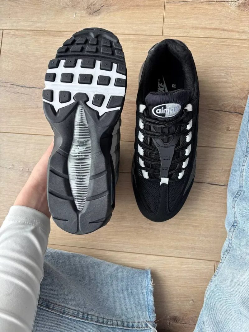 Кросівки Кроссовки Nike Air Max 95 Grey Gradient Black Серый Чёрный Сірий Чорний Кросовки демісезон — фото 4