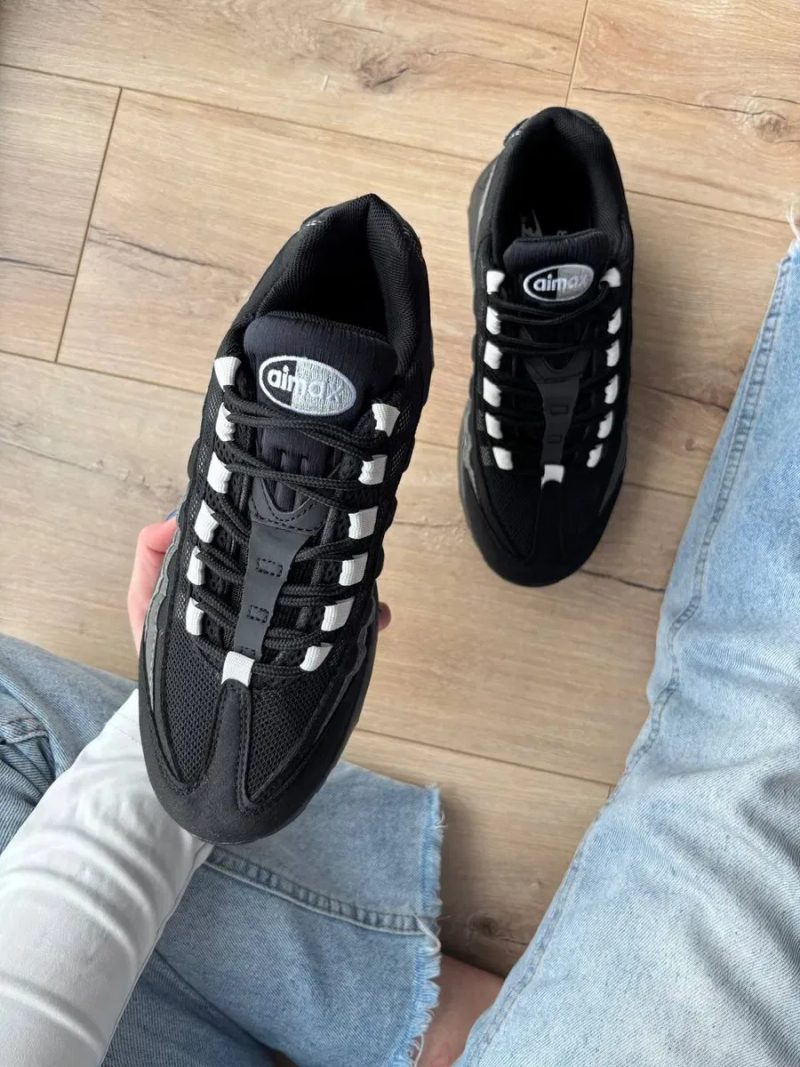 Кросівки Кроссовки Nike Air Max 95 Grey Gradient Black Серый Чёрный Сірий Чорний Кросовки демісезон — фото 5