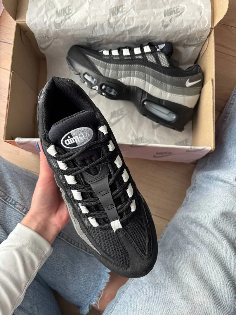 Кросівки Кроссовки Nike Air Max 95 Grey Gradient Black Серый Чёрный Сірий Чорний Кросовки демісезон — фото 8