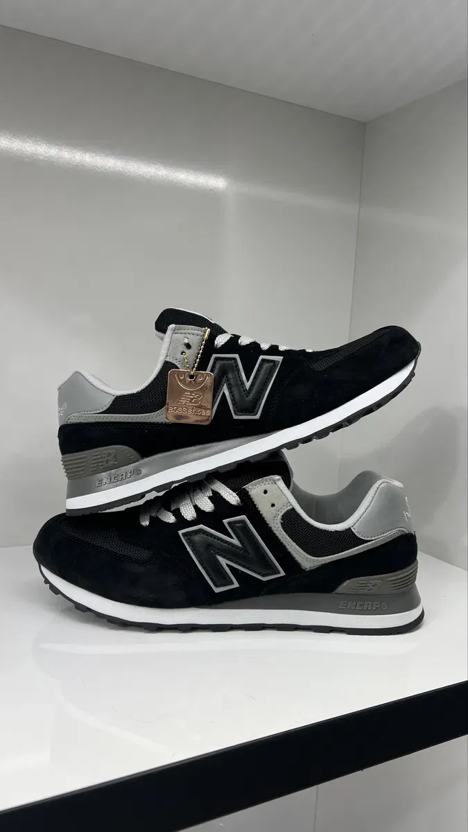 Кросівки New Balance 574 чорні (41–46) — фото 4