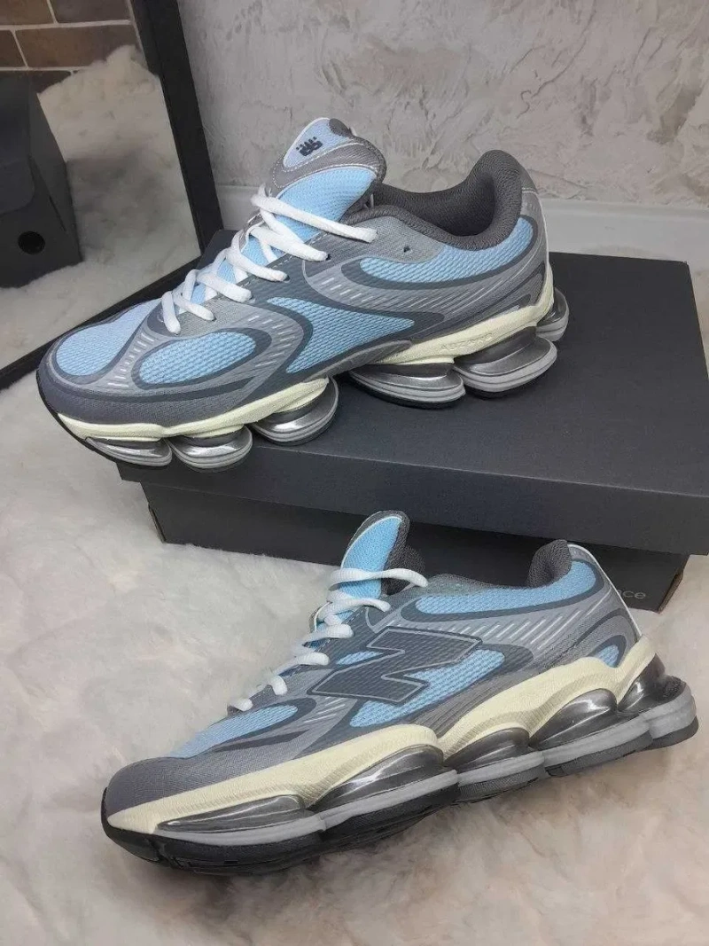 Кросівки New Balance ABZORB 2000 демісезон блакитно-сірі 36–41 без передоплати — фото 4