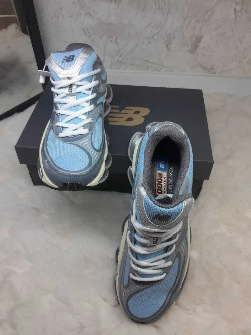Кросівки New Balance ABZORB 2000 демісезон блакитно-сірі 36–41 без передоплати — фото 6