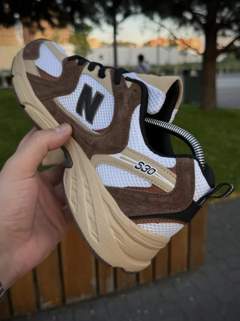 Кросівки New Balance коричневі кроссовки нб — фото 4