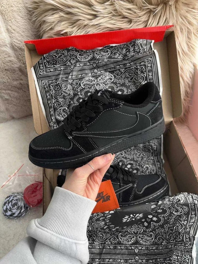Кросівки Nike Air Jordan 1 Low OG Travis Scott Phantom | Кроссовки Найк жіночі чоловічі — фото 2