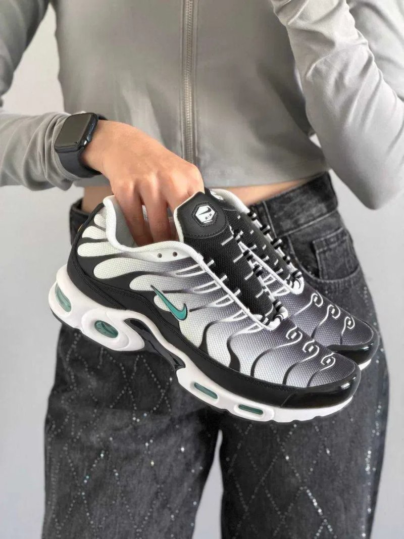 Кросівки Nike Air Max Plus TN Black-White-Mint Кросівки чоловічі Найк Еір Макс ТН — фото 2