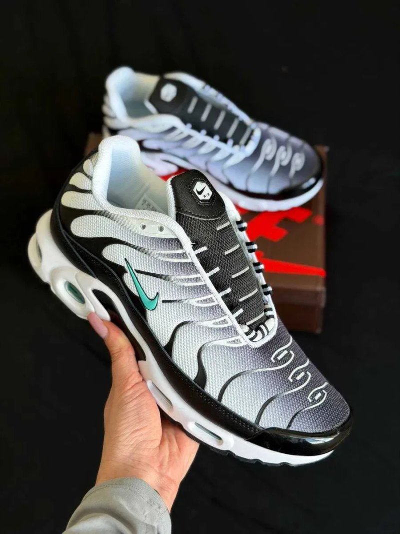 Кросівки Nike Air Max Plus TN Black-White-Mint Кросівки чоловічі Найк Еір Макс ТН — фото 5