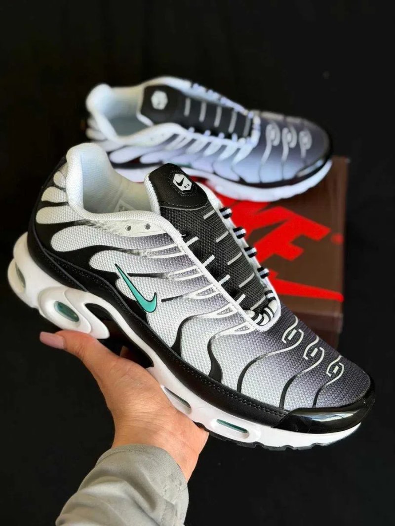 Кросівки Nike Air Max Plus TN Black-White-Mint Кросівки чоловічі Найк Еір Макс ТН — фото 6