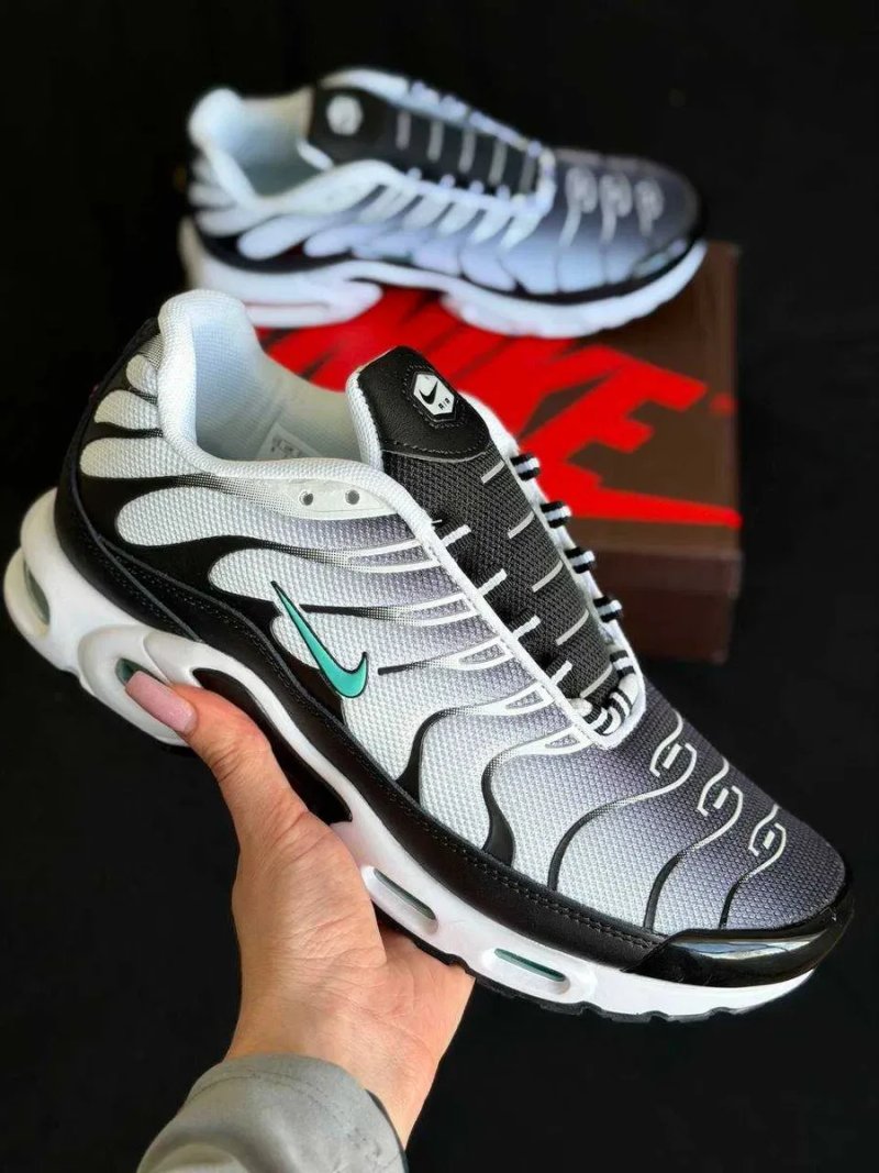 Кросівки Nike Air Max Plus TN Black-White-Mint Кросівки чоловічі Найк Еір Макс ТН — фото 7