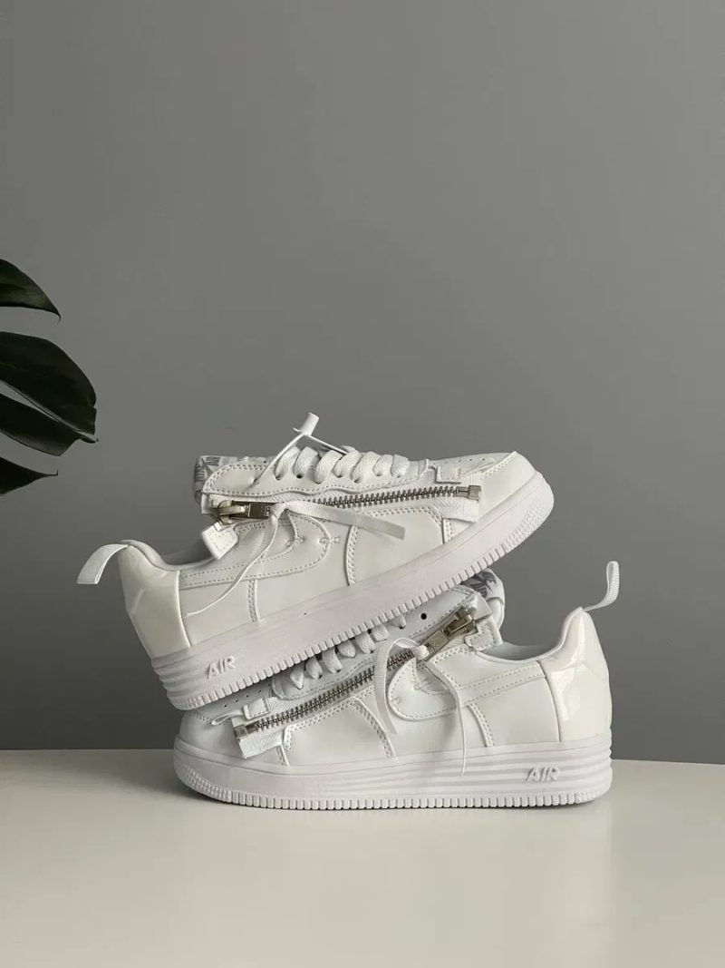 Кросівки Nike Lunar Force 1 Low Acronym White / Кроссовки Найк Лунар Акронім Форси Білі — фото 4