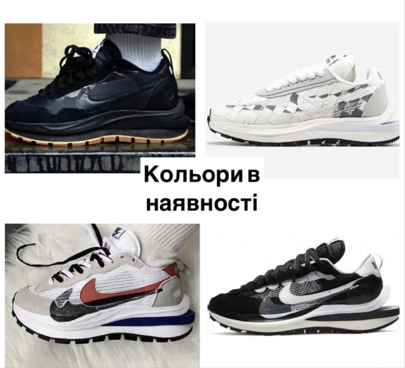 Кросівки Nike Sacai Vapor Waffle Blue•Найк Сакаі (сині),nike sacai — фото 2