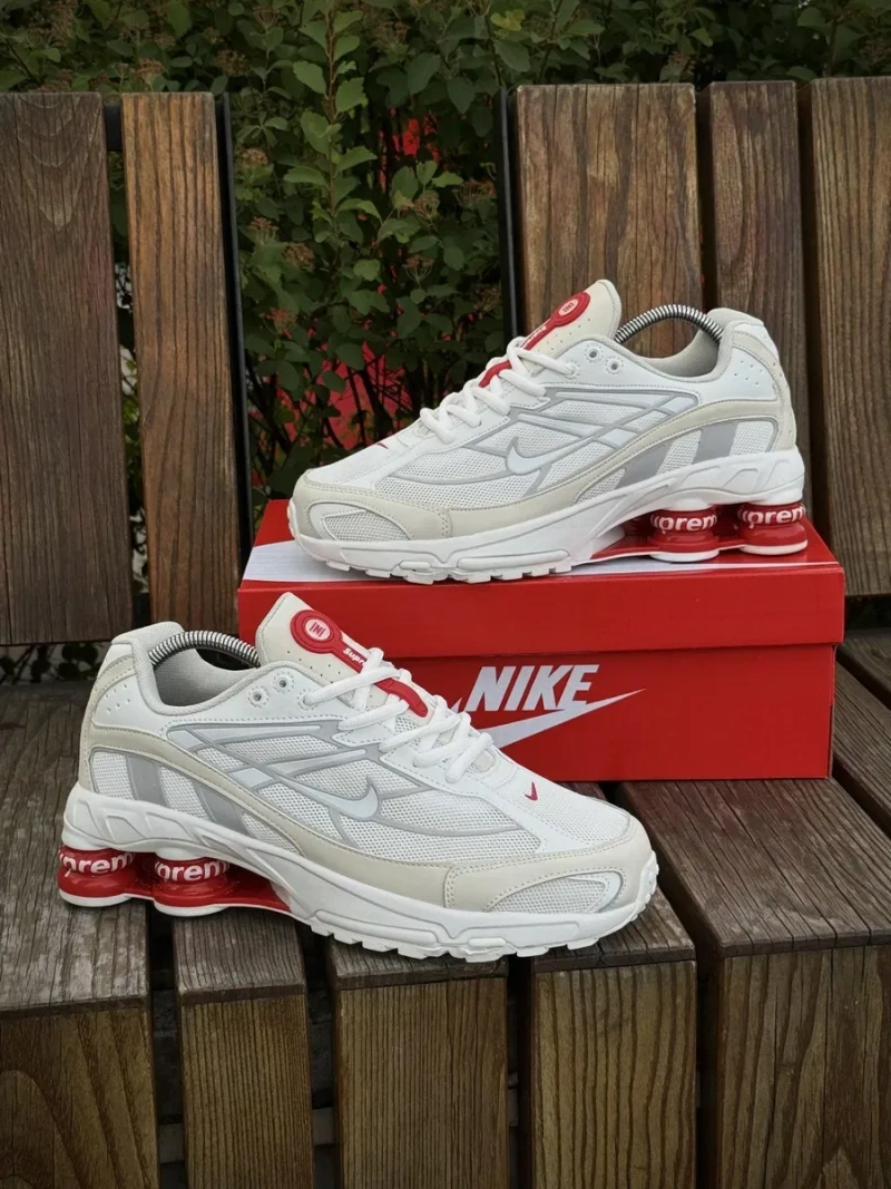 Кросівки Nike SHOX Ride 2 SP, чорно білі сірі кроссовки найк — фото 2