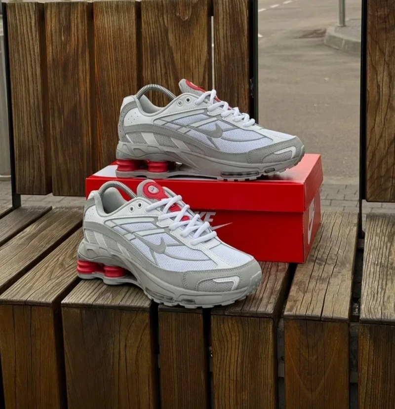 Кросівки Nike SHOX Ride 2 SP, чорно білі сірі кроссовки найк — фото 3