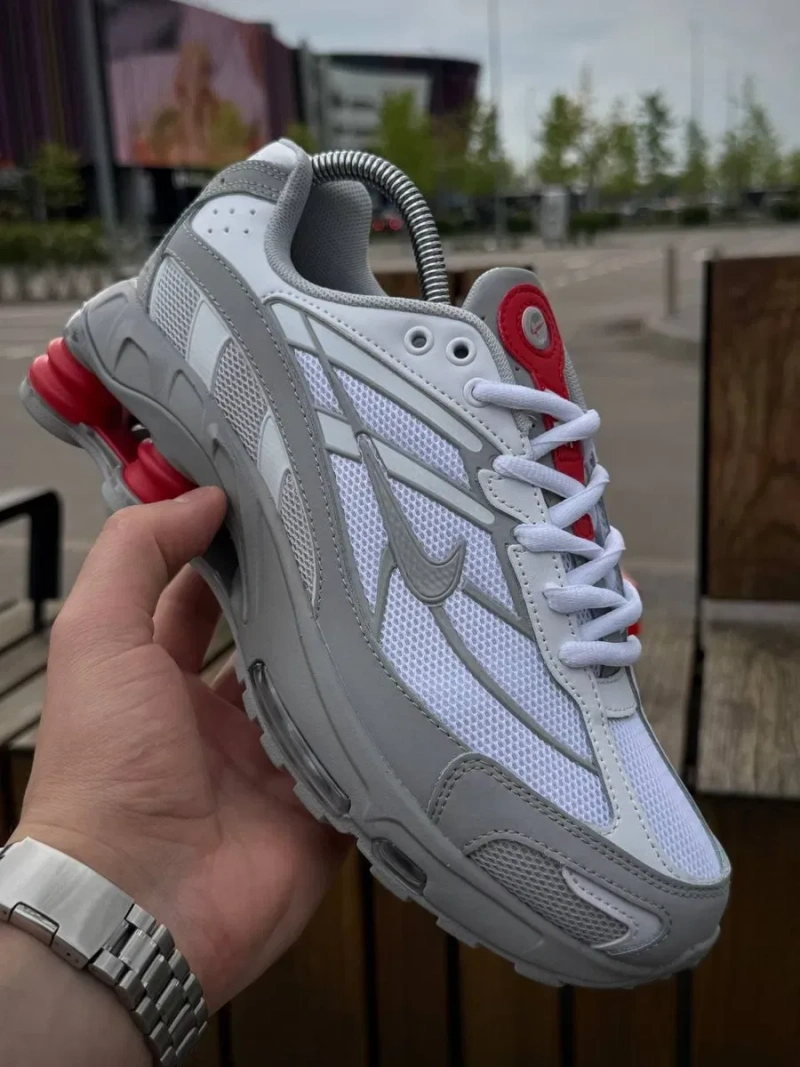 Кросівки Nike SHOX Ride 2 SP, чорно білі сірі кроссовки найк — фото 7