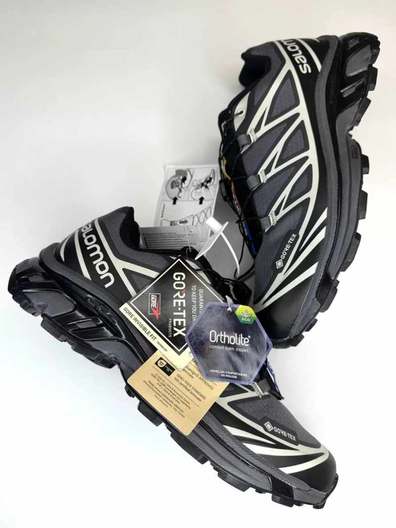 Кросівки Salomon XT-6 GTX Black Ebony Lunar Rock / Саломон ХТ6 нові - 41-46 розміри в наявності — фото 2