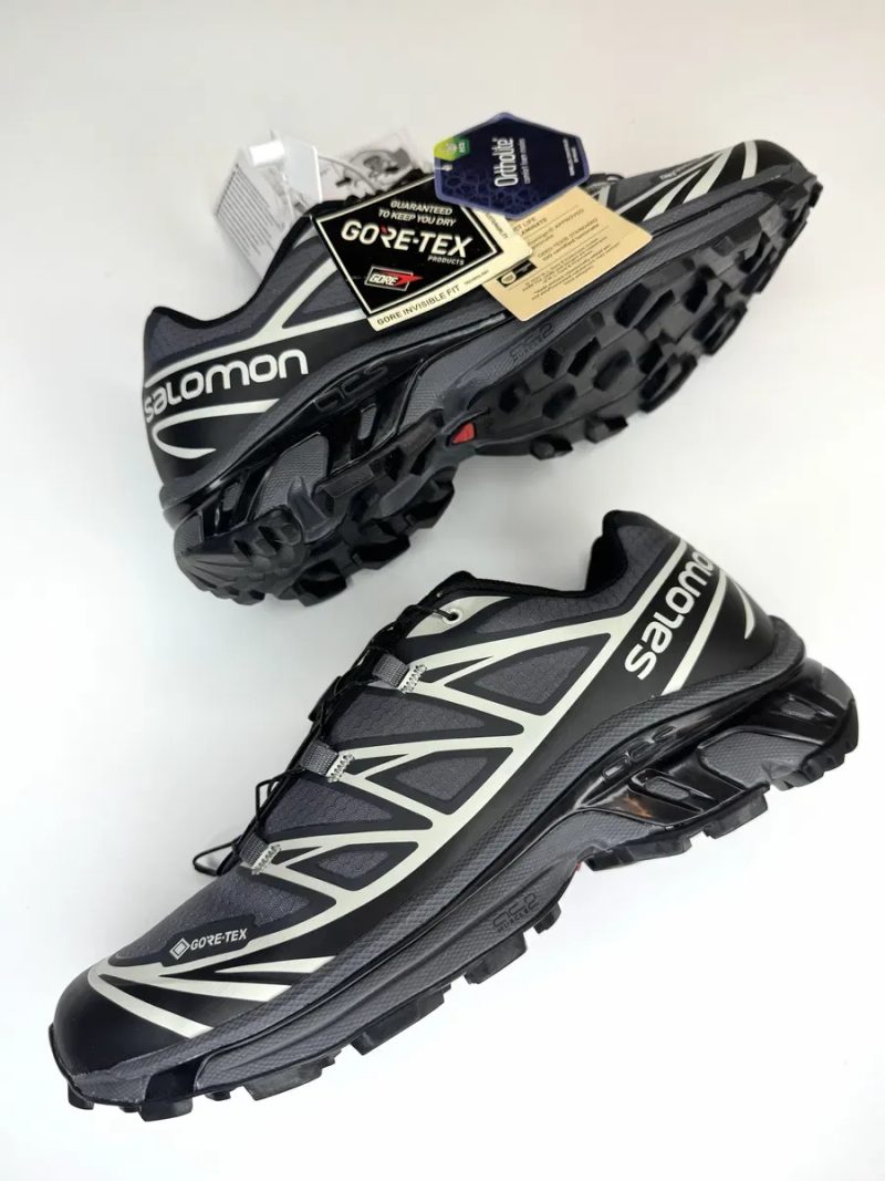 Кросівки Salomon XT-6 GTX Black Ebony Lunar Rock / Саломон ХТ6 нові - 41-46 розміри в наявності — фото 3