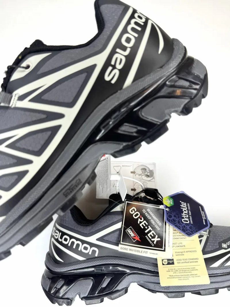 Кросівки Salomon XT-6 GTX Black Ebony Lunar Rock / Саломон ХТ6 нові - 41-46 розміри в наявності — фото 6