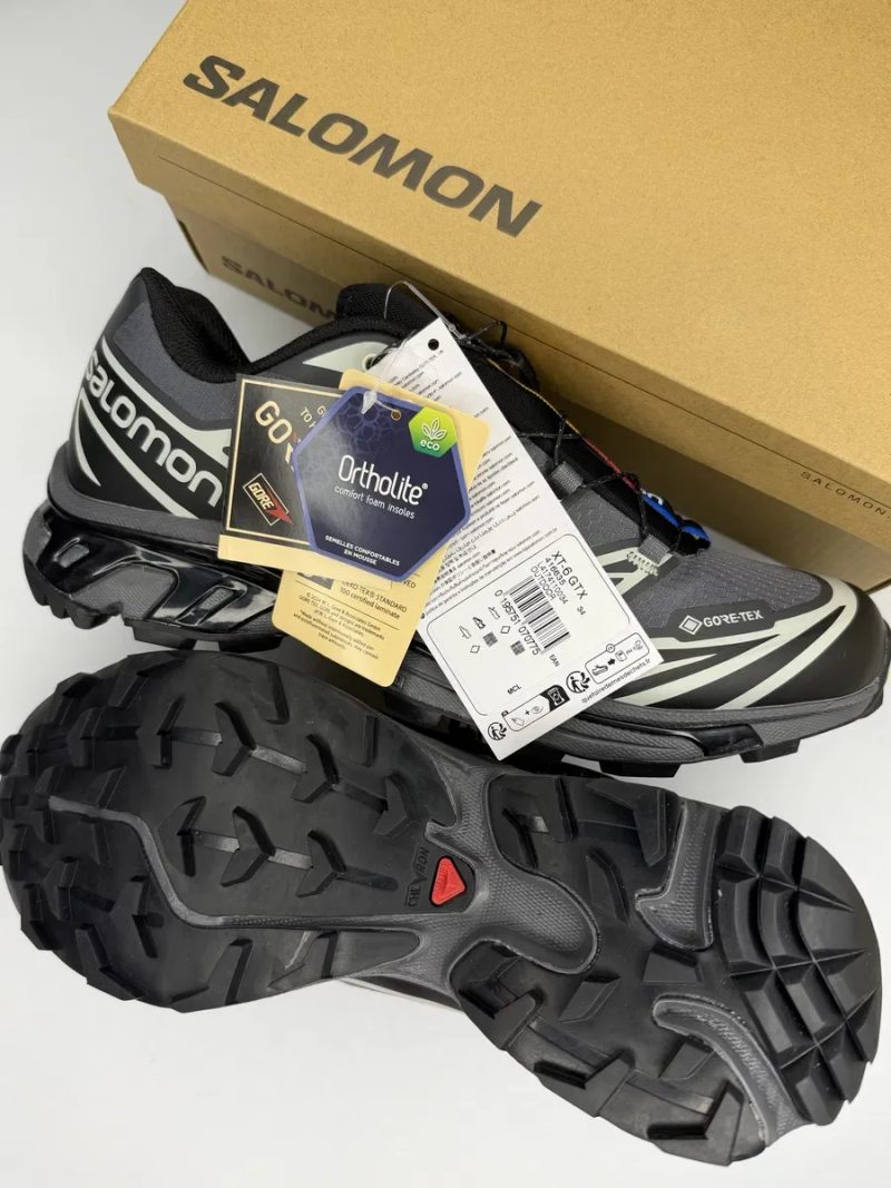 Кросівки Salomon XT-6 GTX Black Ebony Lunar Rock / Саломон ХТ6 нові - 41-46 розміри в наявності — фото 8