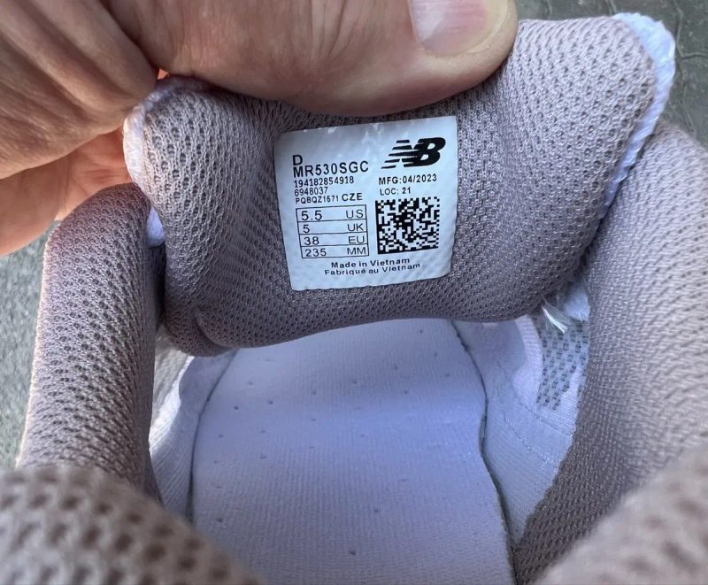 Кросівки жіночі New balance 530 White Silver Pink — фото 6