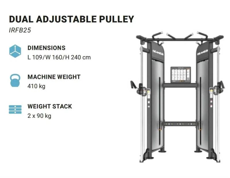 Кросовер Oemmebi Fitness Dual Adjustable Pulley професійний — фото 4