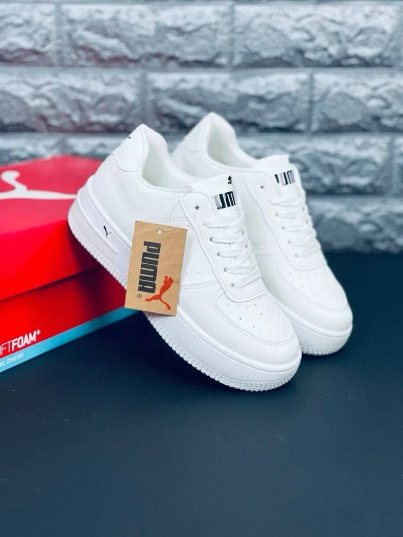 Кросовки Пума 2026 Puma Осенние женские кроссовки пума / топовое предложение на осень /  натуральная кожа / универсальный дизайн / кросовки Puma — фото 3