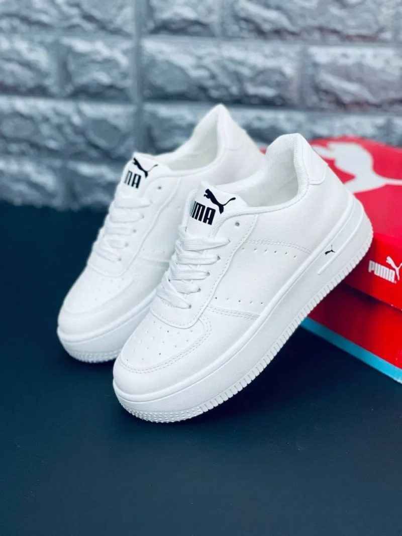 Кросовки Пума 2026 Puma Осенние женские кроссовки пума / топовое предложение на осень /  натуральная кожа / универсальный дизайн / кросовки Puma — фото 4