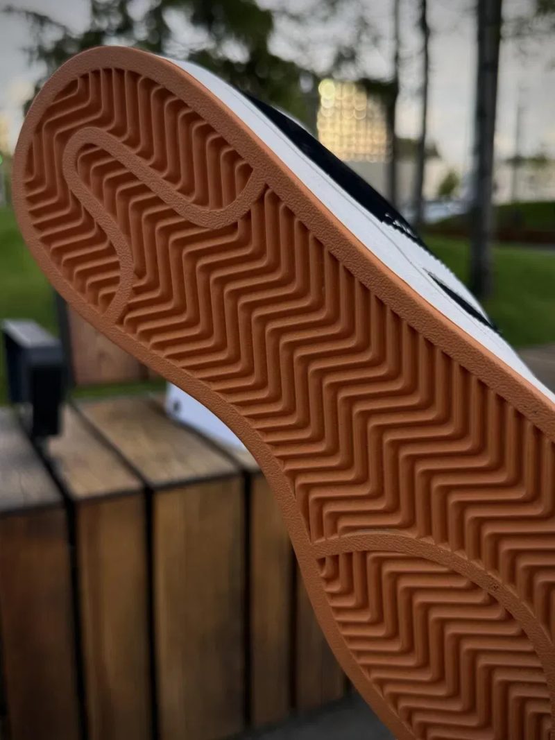 Кроссовки Adidas Campus чоловічі чорно-білі кроссовки кампус адидас — фото 6
