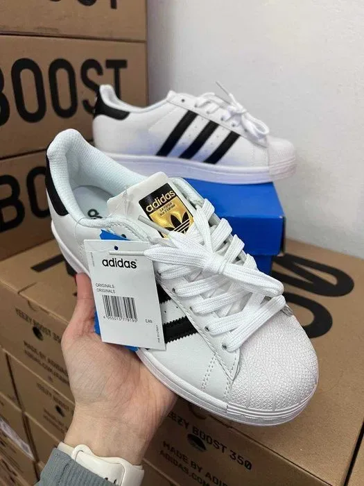 Кроссовки Adidas Superstar белые Адидас Суперстар 38 39 40 41 42 43 — фото 3