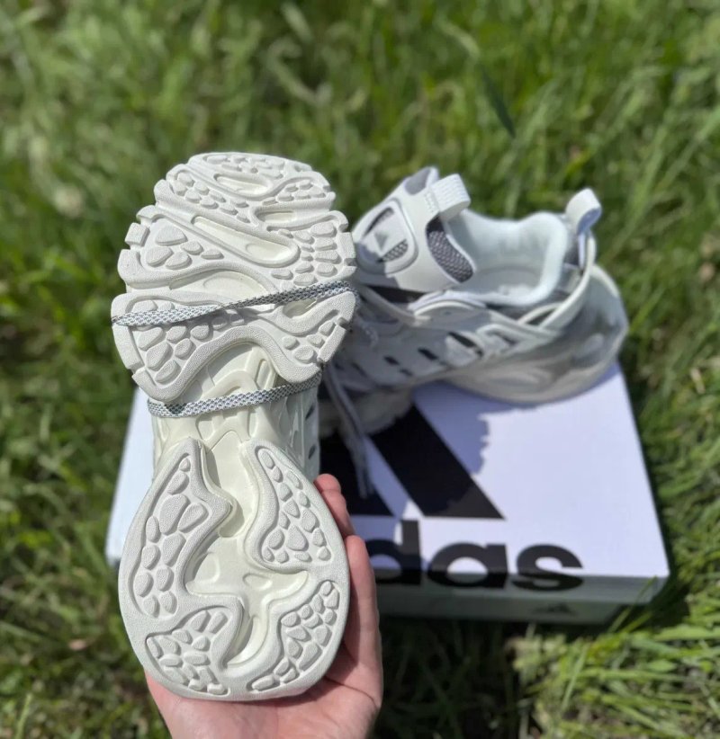 Кроссовки Adidas Vento XLG Runner Deluxe Sail Grey/Core White/Off White /Кросівки Жіночі Венто Dirty White / Silver — фото 6
