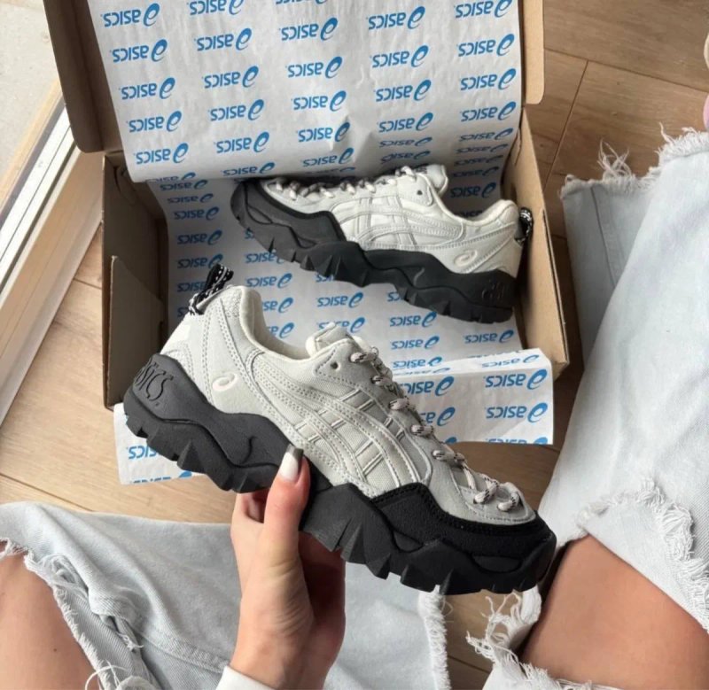 ‼️Кроссовки Asics Gel Pickax Grey 41-45 Сірого кольору — фото 2