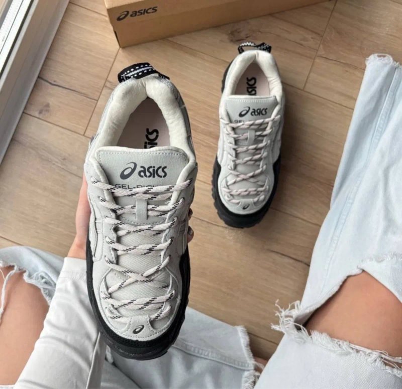 ‼️Кроссовки Asics Gel Pickax Grey 41-45 Сірого кольору — фото 3