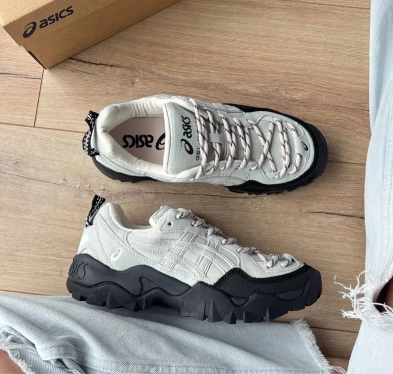 ‼️Кроссовки Asics Gel Pickax Grey 41-45 Сірого кольору — фото 5