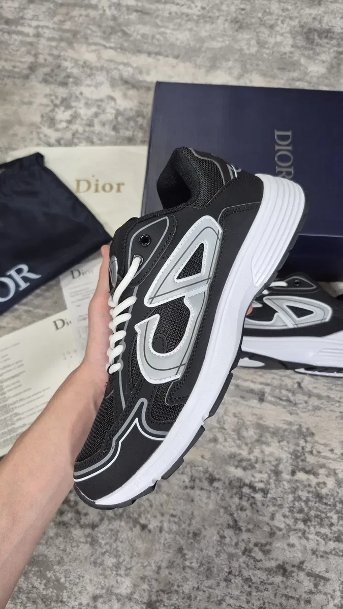 Кроссовки Dior b30 Кроссовки диор б30 бело черные Sneakers Dior b22 B30 Nike adidas Dior Christian Dior Sneakers B22 Dior b30 Диоры б30 Кристиан Диор — фото 4