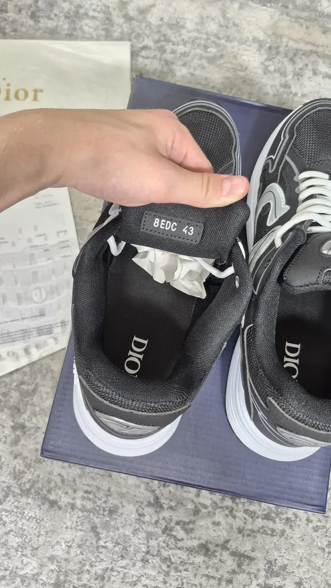 Кроссовки Dior b30 Кроссовки диор б30 бело черные Sneakers Dior b22 B30 Nike adidas Dior Christian Dior Sneakers B22 Dior b30 Диоры б30 Кристиан Диор — фото 5
