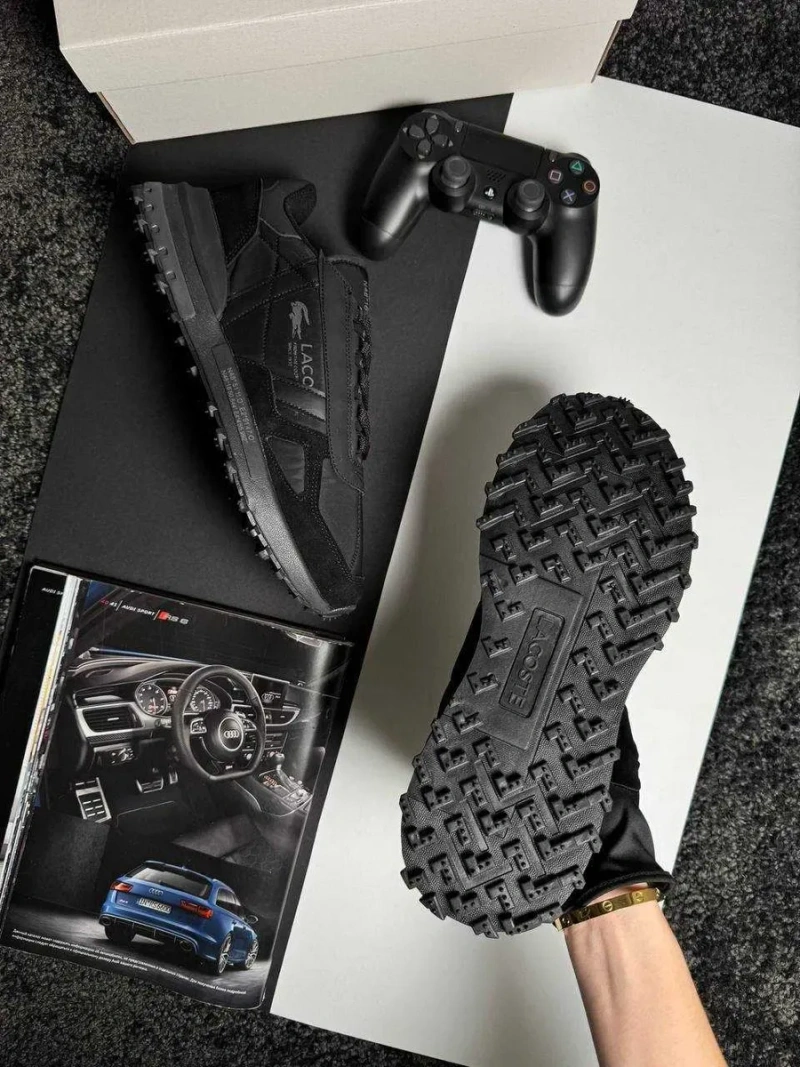 Кроссовки Lacoste Elite Active, 41-45 размер, кросівки найк черные — фото 3