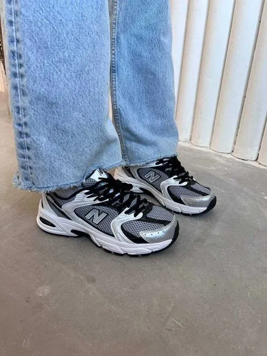 Кроссовки New Balance 530 grey black / Нью беленс 530 серые 37 38 39 40 41 — фото 4